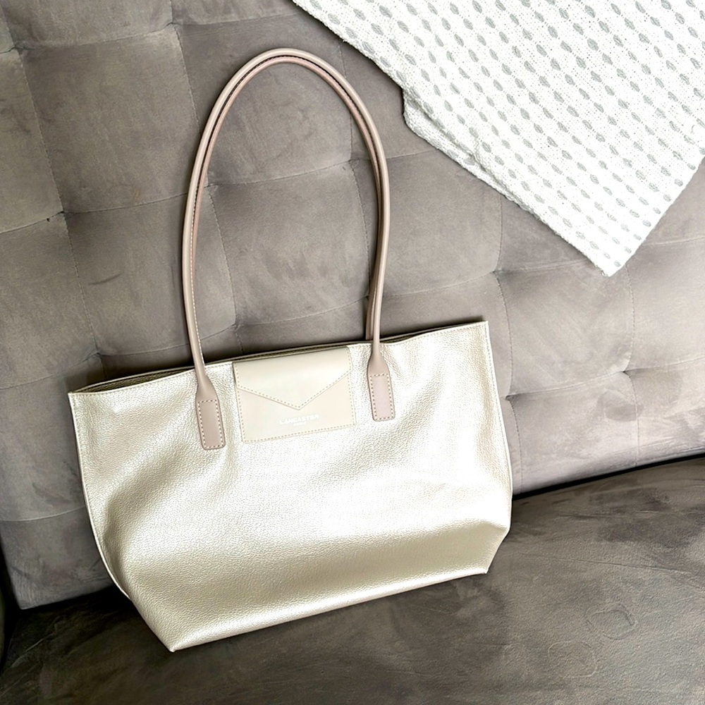 Lancaster Paris Champagne tote